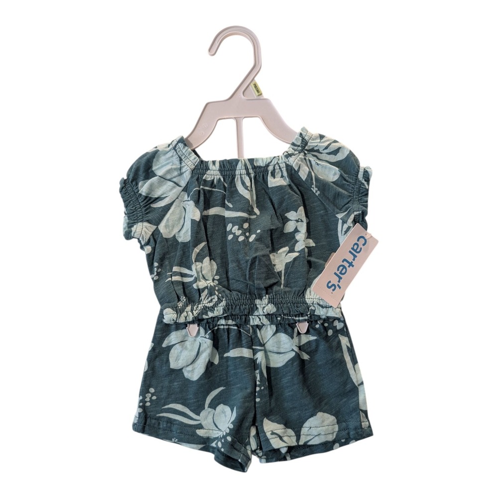 BBC-1 Carter's Baby Girl 2 Piece Set 3m - Green Floral